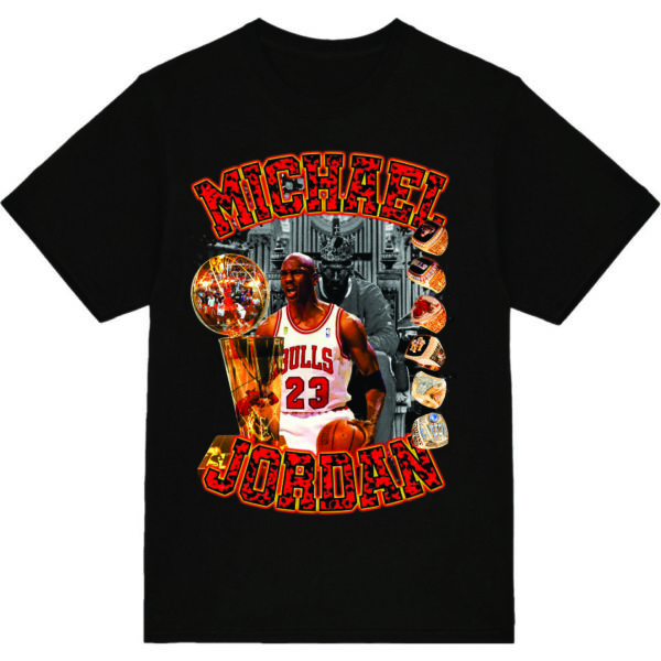 CAMISETA MICHAEL JORDAN PRETA
