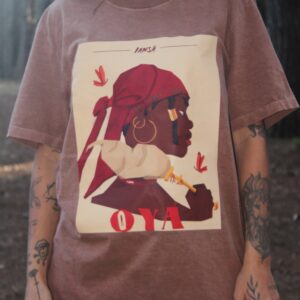 CAMISETA OYÁ MARROM