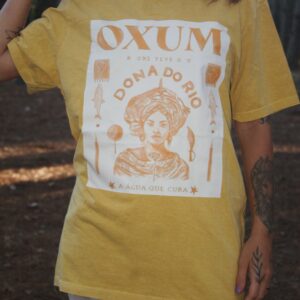 CAMISETA OXUM MOSTARDA